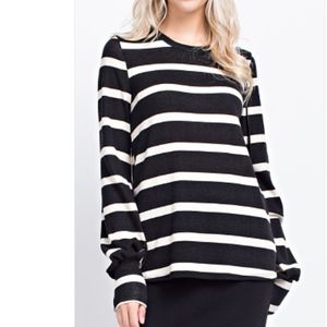 NWT Mon Ami Stripe Long Sleeve